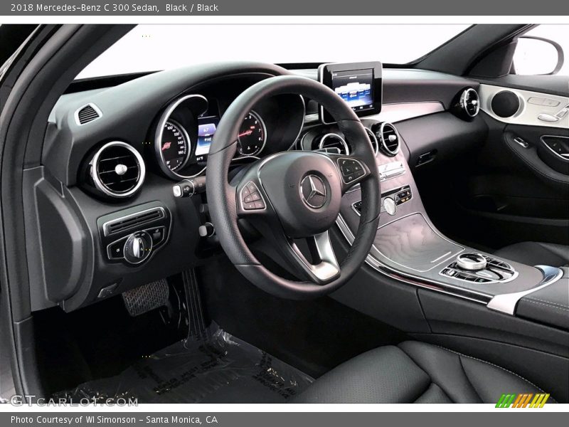 Black / Black 2018 Mercedes-Benz C 300 Sedan