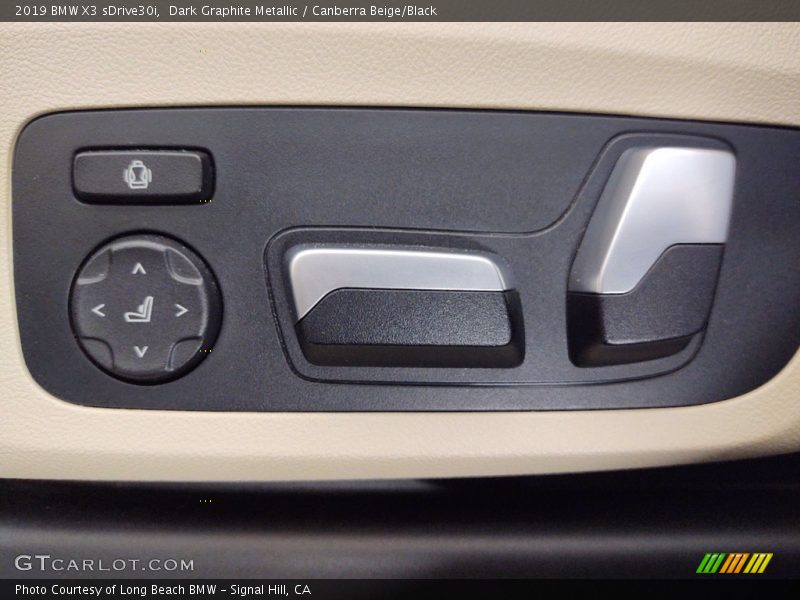 Dark Graphite Metallic / Canberra Beige/Black 2019 BMW X3 sDrive30i