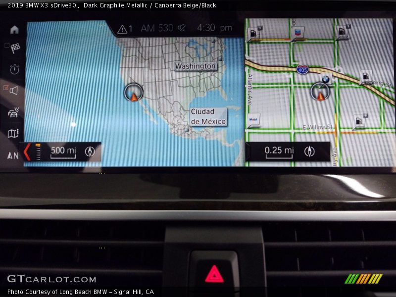 Dark Graphite Metallic / Canberra Beige/Black 2019 BMW X3 sDrive30i