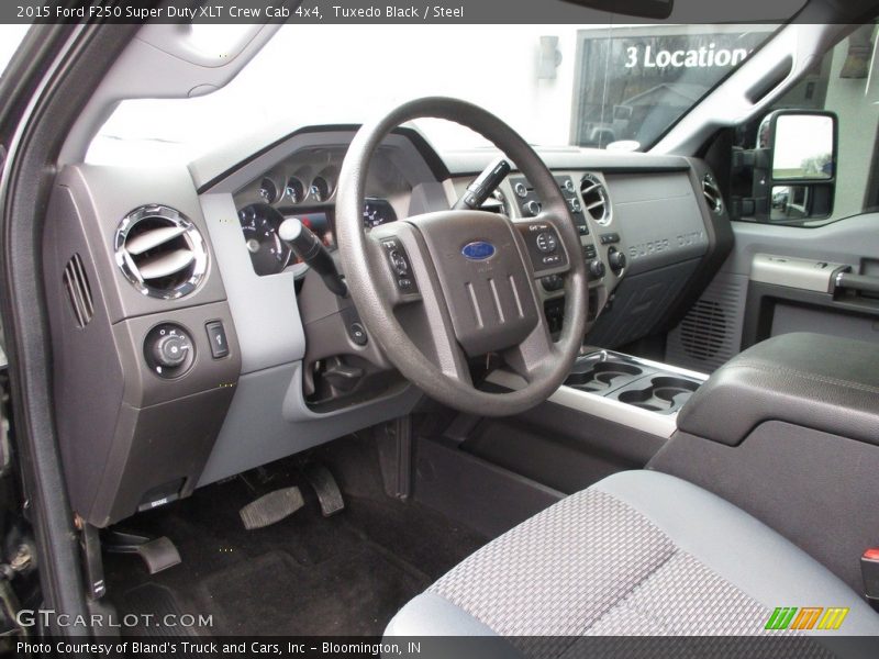Tuxedo Black / Steel 2015 Ford F250 Super Duty XLT Crew Cab 4x4