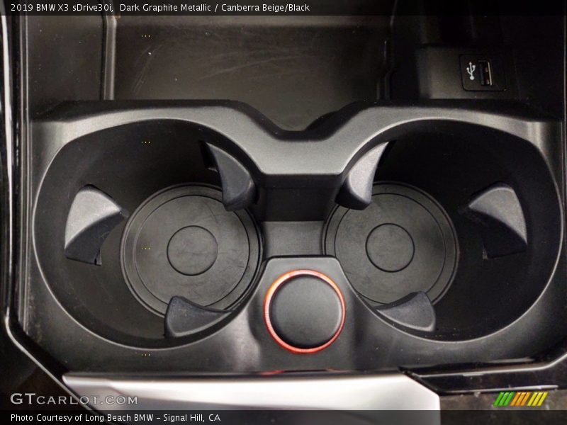 Dark Graphite Metallic / Canberra Beige/Black 2019 BMW X3 sDrive30i