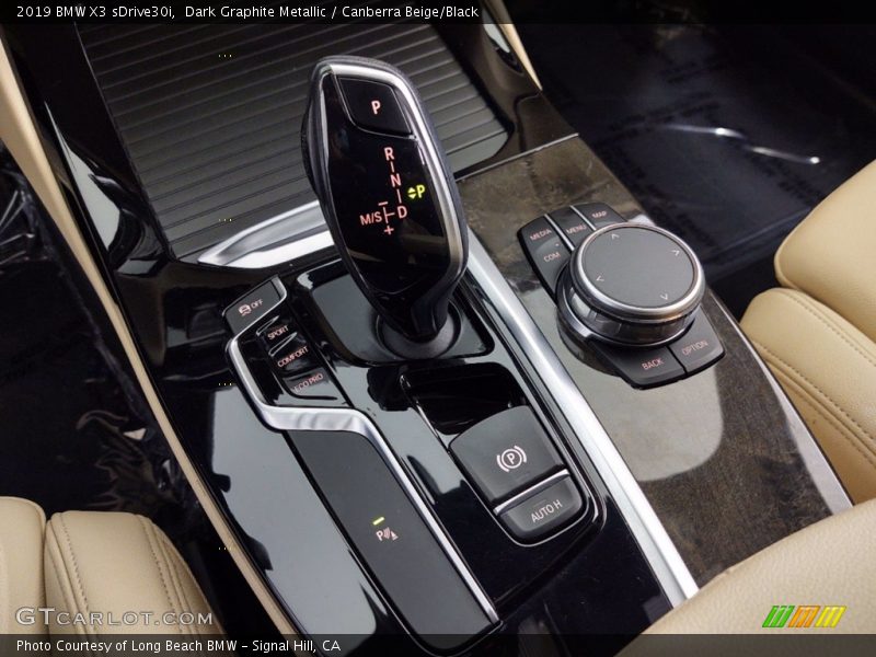 Dark Graphite Metallic / Canberra Beige/Black 2019 BMW X3 sDrive30i