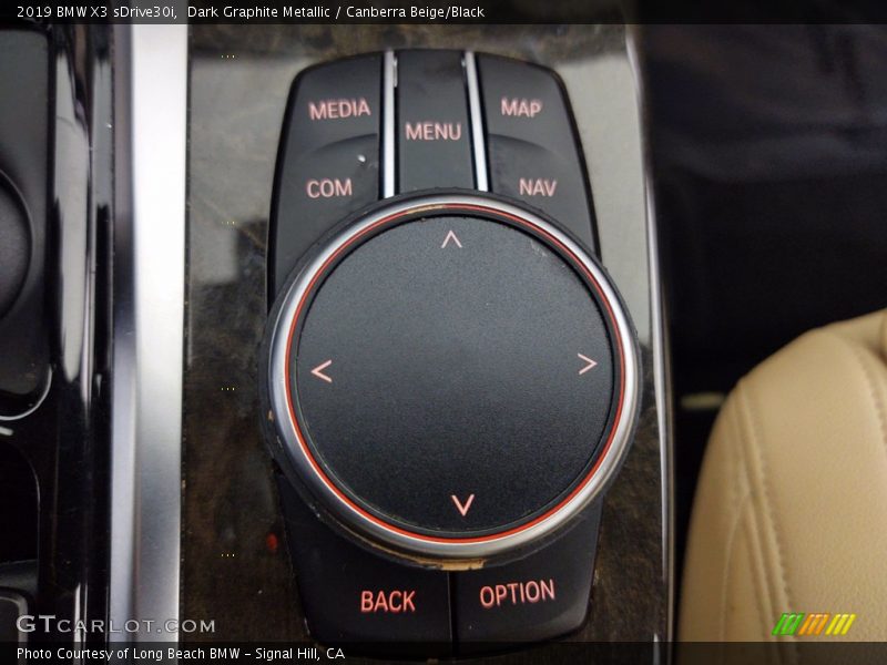 Dark Graphite Metallic / Canberra Beige/Black 2019 BMW X3 sDrive30i