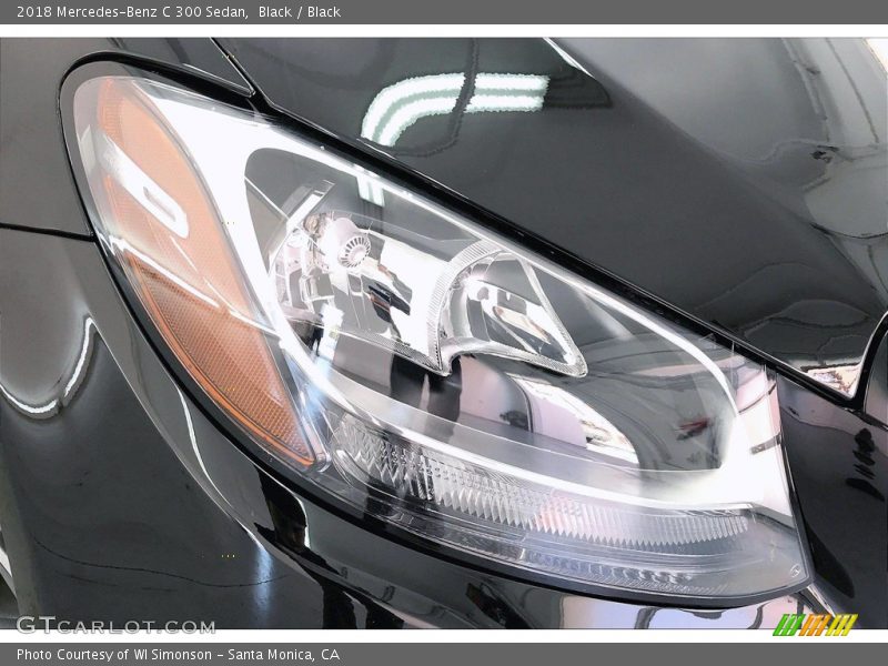 Black / Black 2018 Mercedes-Benz C 300 Sedan
