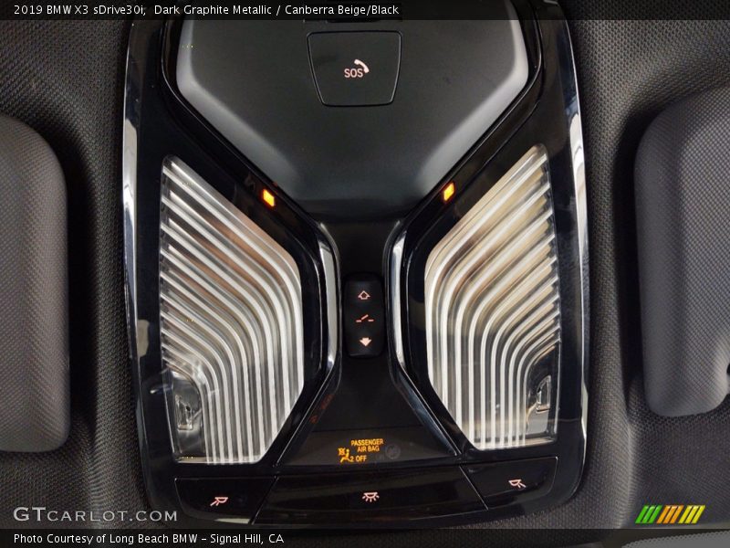 Dark Graphite Metallic / Canberra Beige/Black 2019 BMW X3 sDrive30i