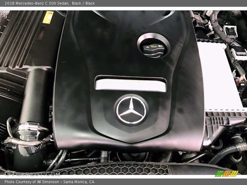 Black / Black 2018 Mercedes-Benz C 300 Sedan