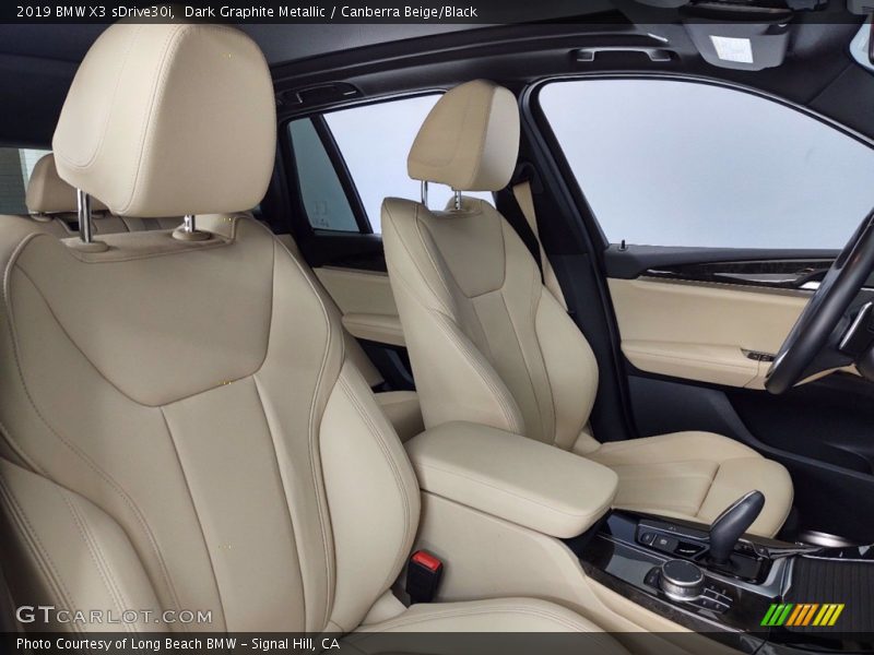 Dark Graphite Metallic / Canberra Beige/Black 2019 BMW X3 sDrive30i