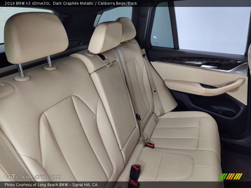Dark Graphite Metallic / Canberra Beige/Black 2019 BMW X3 sDrive30i