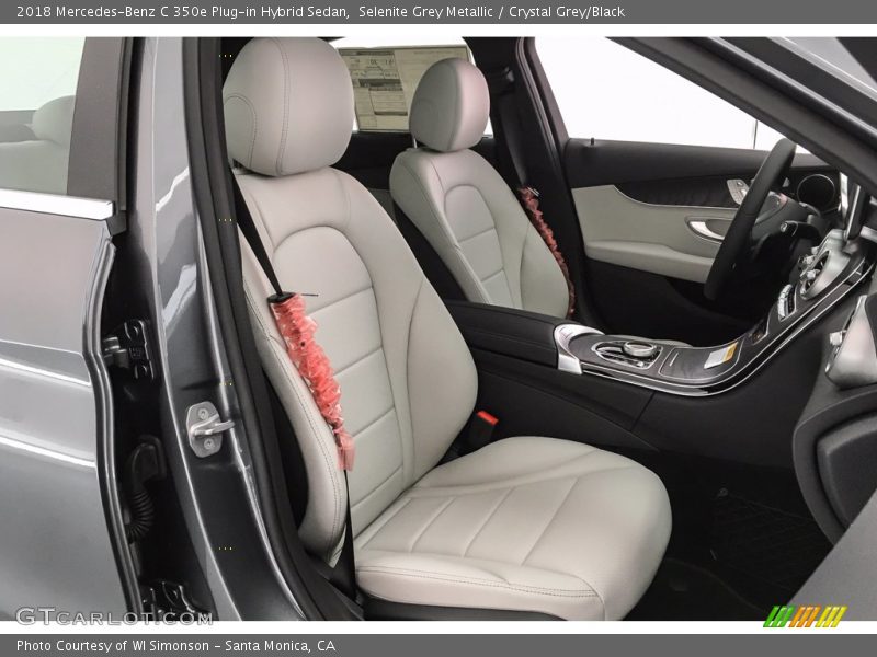 Selenite Grey Metallic / Crystal Grey/Black 2018 Mercedes-Benz C 350e Plug-in Hybrid Sedan