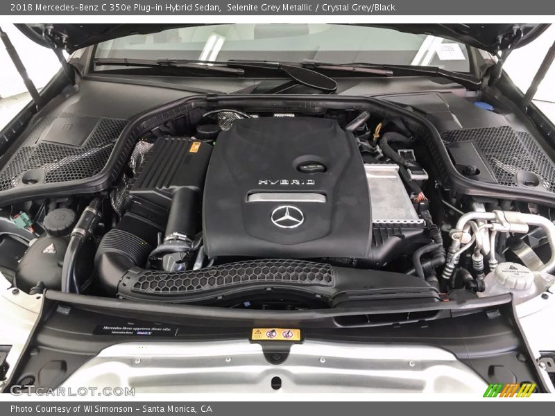 Selenite Grey Metallic / Crystal Grey/Black 2018 Mercedes-Benz C 350e Plug-in Hybrid Sedan