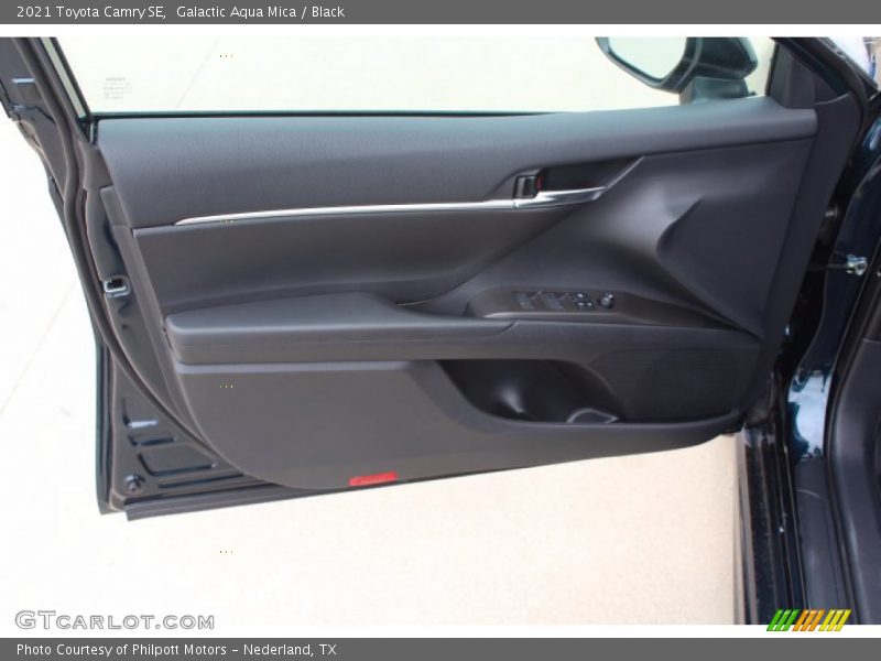 Galactic Aqua Mica / Black 2021 Toyota Camry SE
