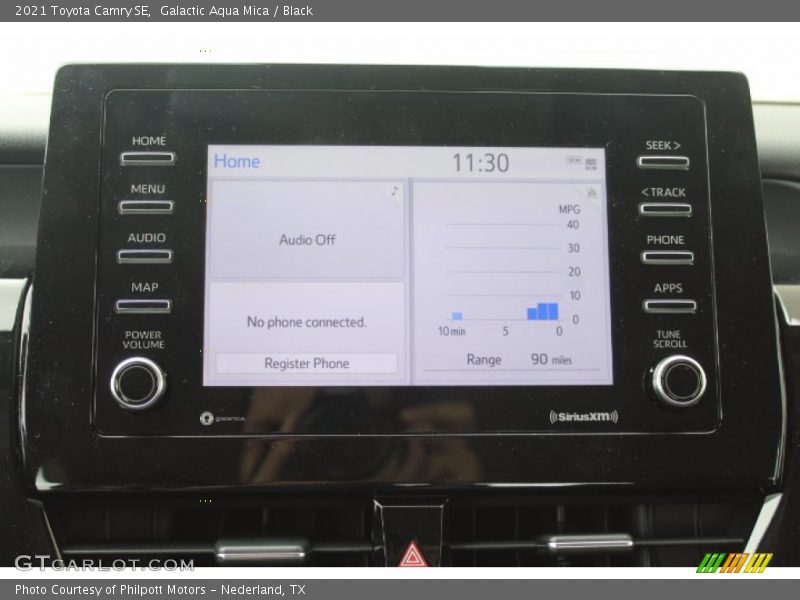 Galactic Aqua Mica / Black 2021 Toyota Camry SE