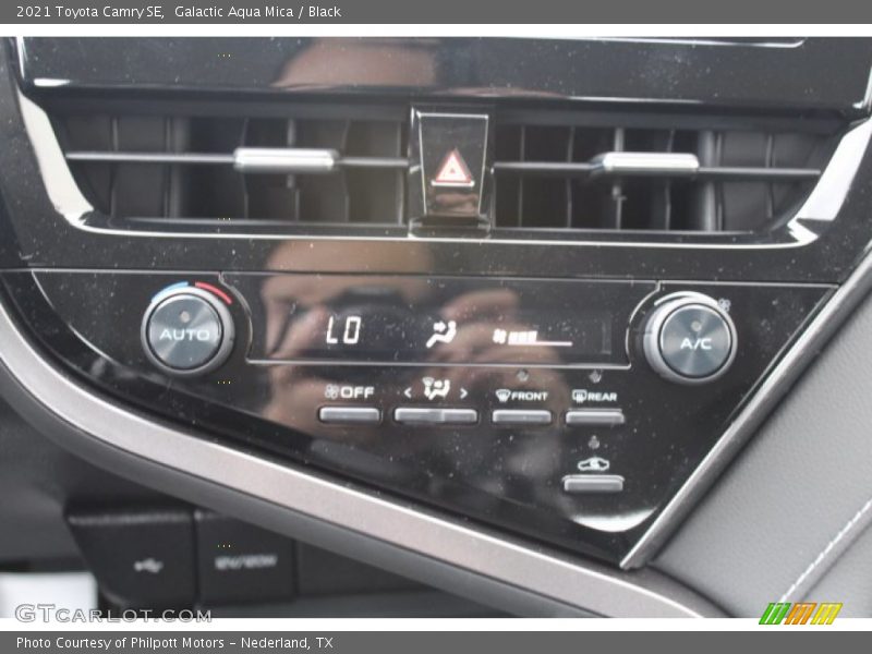 Galactic Aqua Mica / Black 2021 Toyota Camry SE