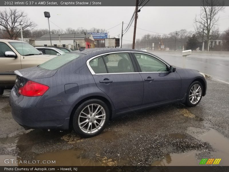 Graphite Shadow / Stone 2012 Infiniti G 37 x AWD Sedan