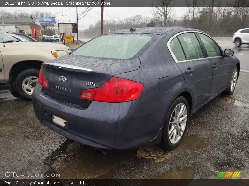 Graphite Shadow / Stone 2012 Infiniti G 37 x AWD Sedan
