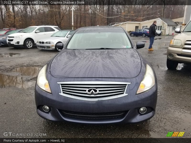 Graphite Shadow / Stone 2012 Infiniti G 37 x AWD Sedan