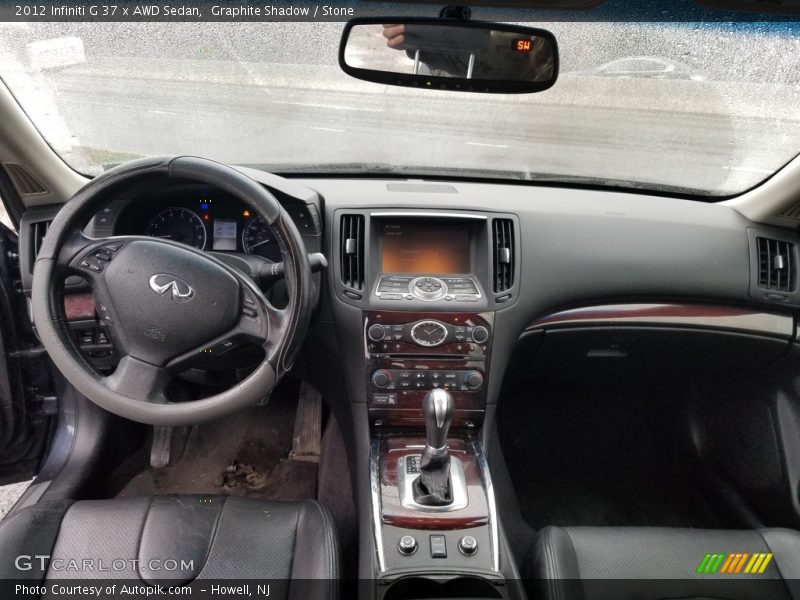 Graphite Shadow / Stone 2012 Infiniti G 37 x AWD Sedan