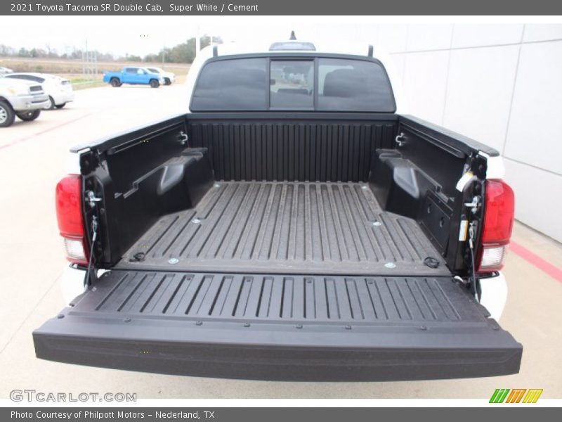 Super White / Cement 2021 Toyota Tacoma SR Double Cab