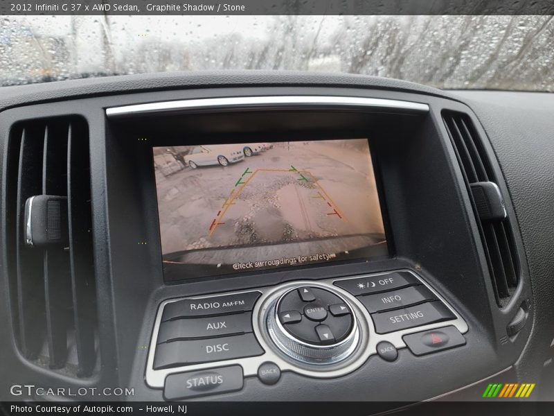 Graphite Shadow / Stone 2012 Infiniti G 37 x AWD Sedan