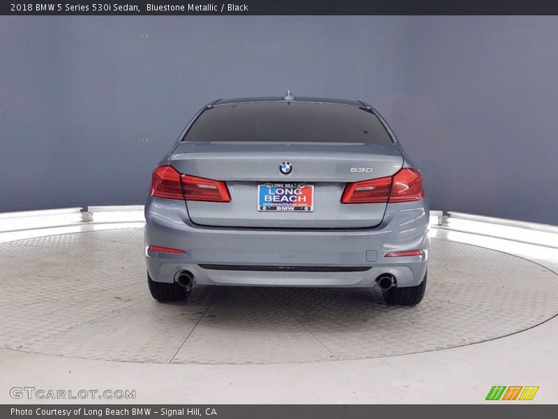 Bluestone Metallic / Black 2018 BMW 5 Series 530i Sedan