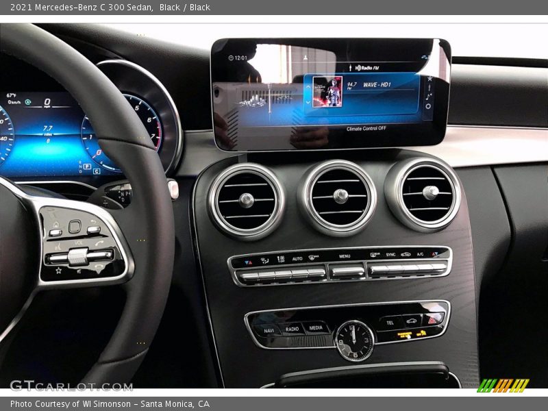 Black / Black 2021 Mercedes-Benz C 300 Sedan