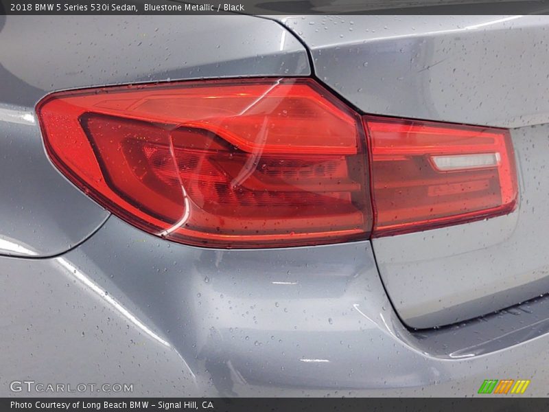 Bluestone Metallic / Black 2018 BMW 5 Series 530i Sedan