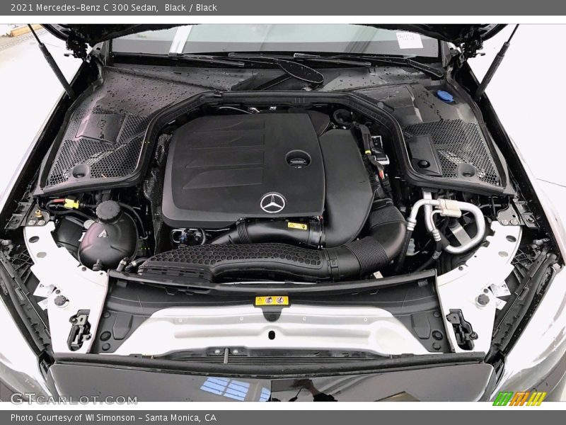 Black / Black 2021 Mercedes-Benz C 300 Sedan