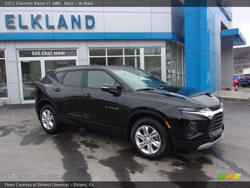 Black / Jet Black 2021 Chevrolet Blazer LT AWD