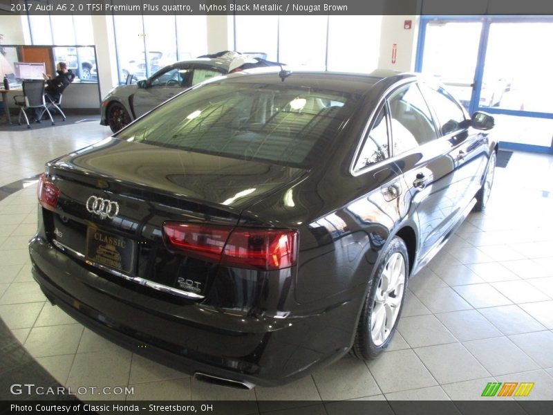 Mythos Black Metallic / Nougat Brown 2017 Audi A6 2.0 TFSI Premium Plus quattro