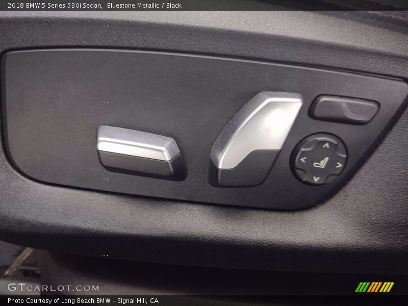 Bluestone Metallic / Black 2018 BMW 5 Series 530i Sedan