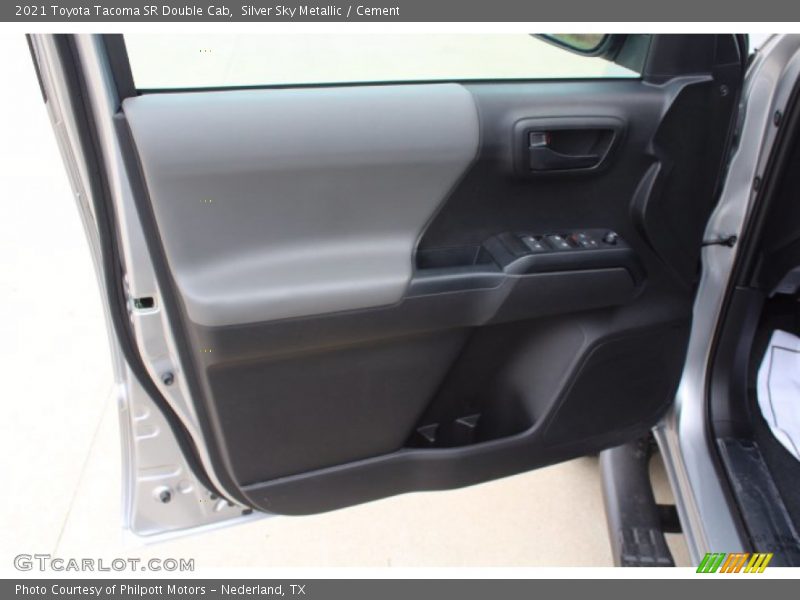 Silver Sky Metallic / Cement 2021 Toyota Tacoma SR Double Cab