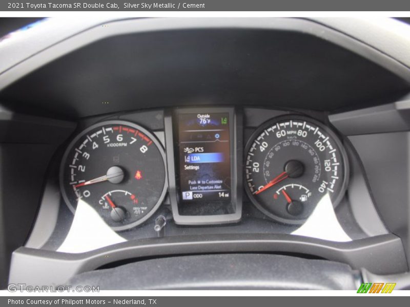 Silver Sky Metallic / Cement 2021 Toyota Tacoma SR Double Cab