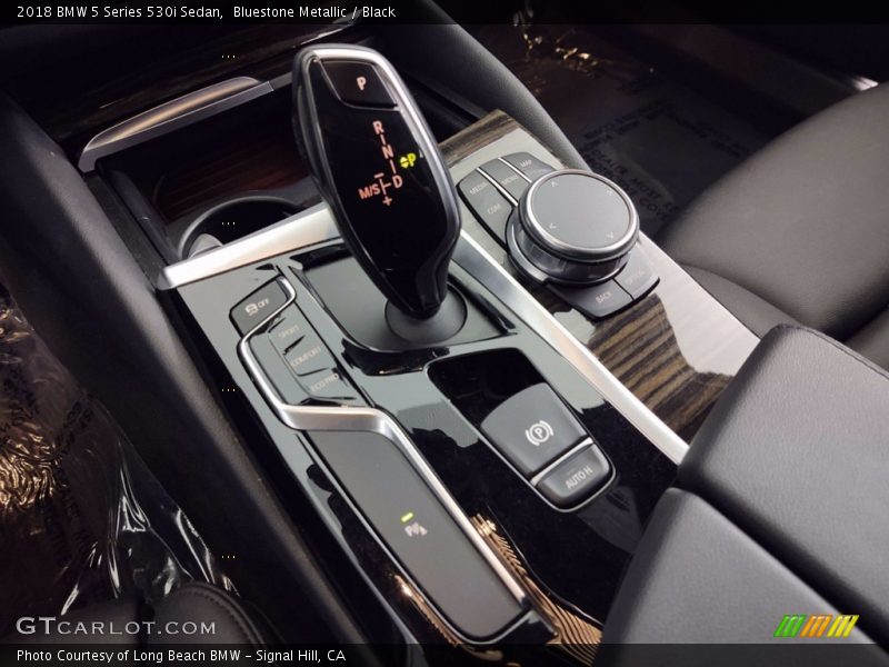 Bluestone Metallic / Black 2018 BMW 5 Series 530i Sedan