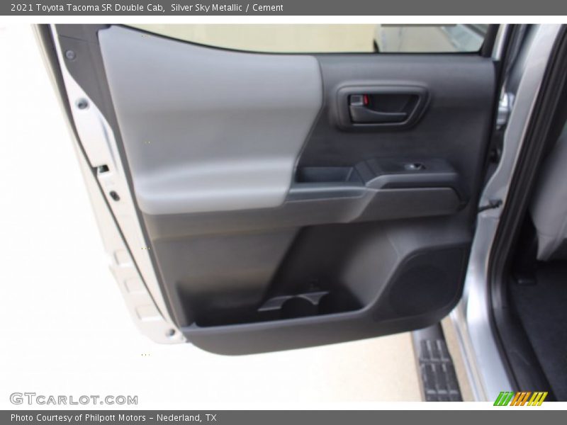 Silver Sky Metallic / Cement 2021 Toyota Tacoma SR Double Cab