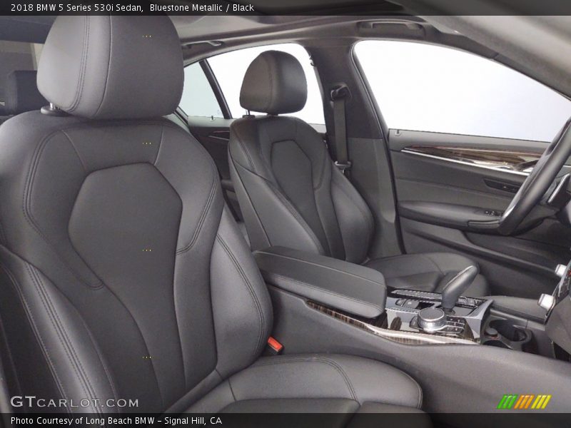 Bluestone Metallic / Black 2018 BMW 5 Series 530i Sedan