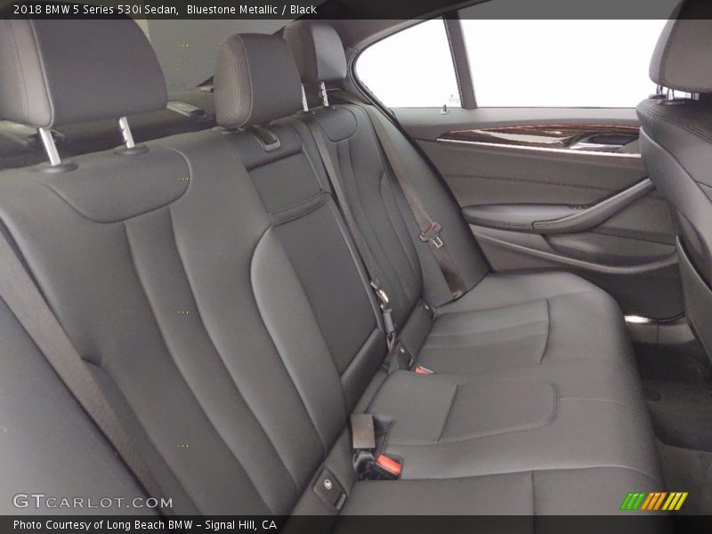 Bluestone Metallic / Black 2018 BMW 5 Series 530i Sedan