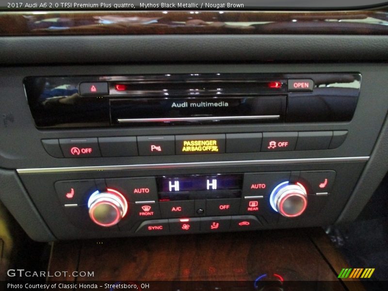 Mythos Black Metallic / Nougat Brown 2017 Audi A6 2.0 TFSI Premium Plus quattro