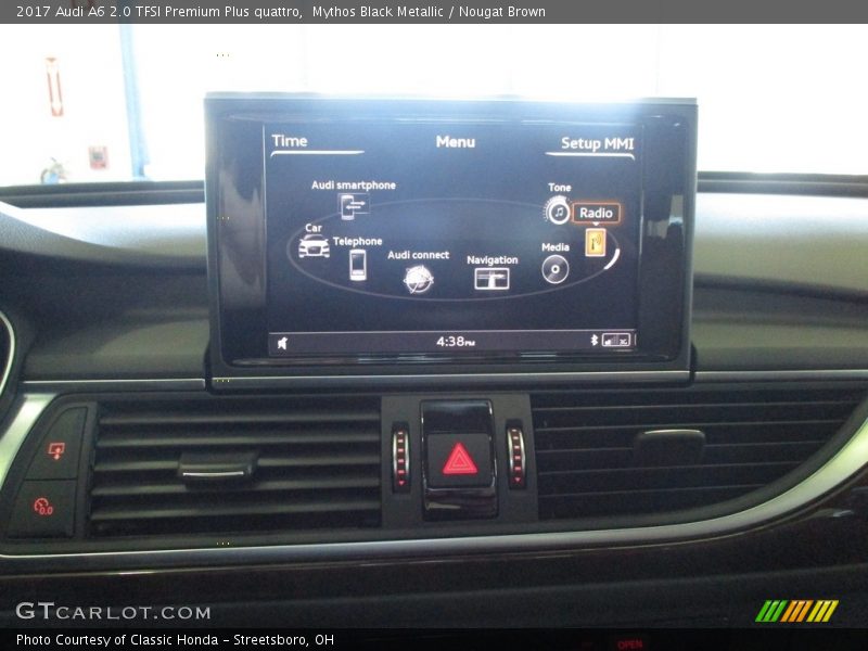 Mythos Black Metallic / Nougat Brown 2017 Audi A6 2.0 TFSI Premium Plus quattro