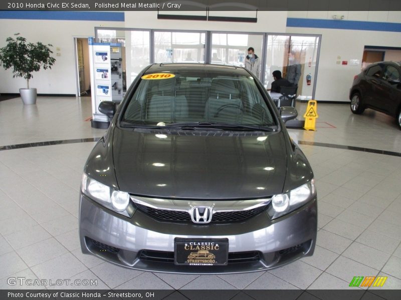 Polished Metal Metallic / Gray 2010 Honda Civic EX Sedan