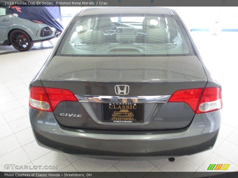 Polished Metal Metallic / Gray 2010 Honda Civic EX Sedan