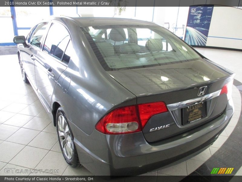 Polished Metal Metallic / Gray 2010 Honda Civic EX Sedan
