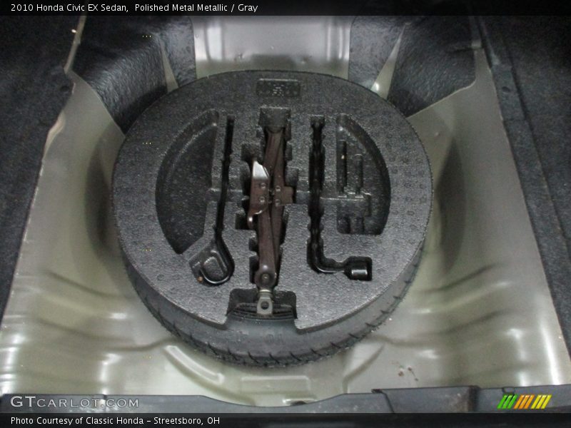 Polished Metal Metallic / Gray 2010 Honda Civic EX Sedan