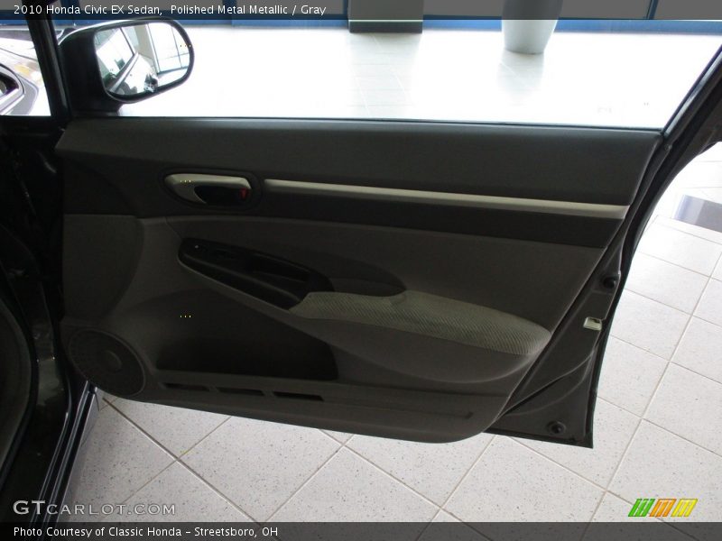 Polished Metal Metallic / Gray 2010 Honda Civic EX Sedan