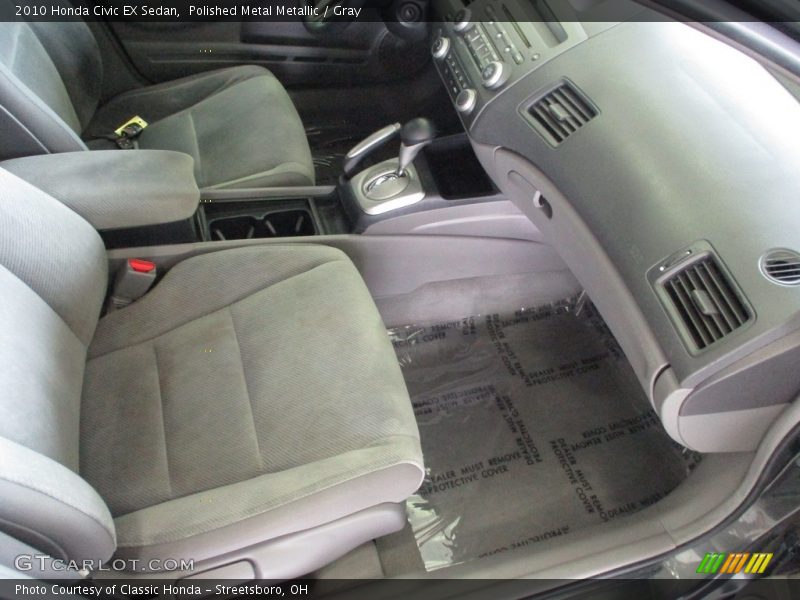 Polished Metal Metallic / Gray 2010 Honda Civic EX Sedan