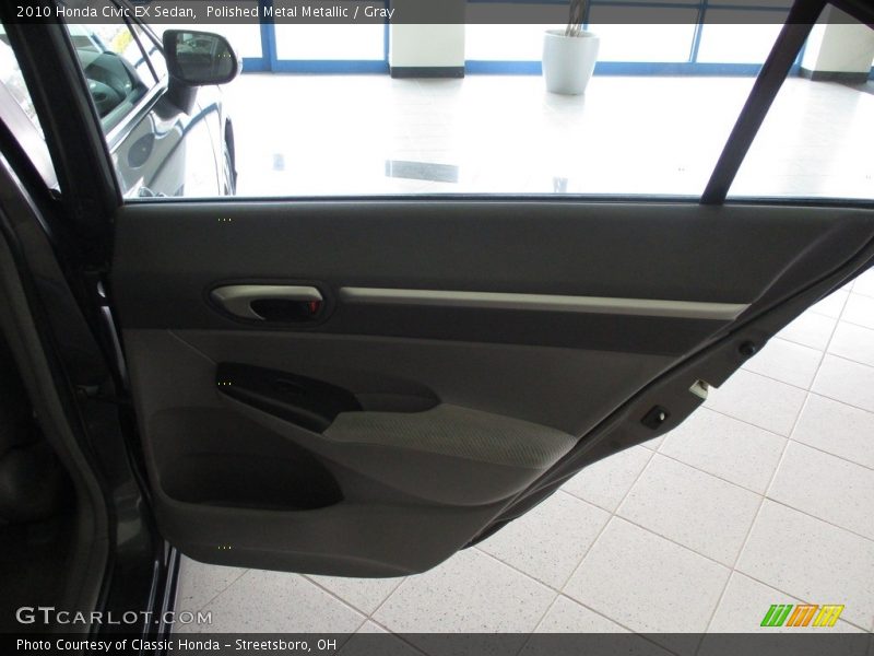 Polished Metal Metallic / Gray 2010 Honda Civic EX Sedan