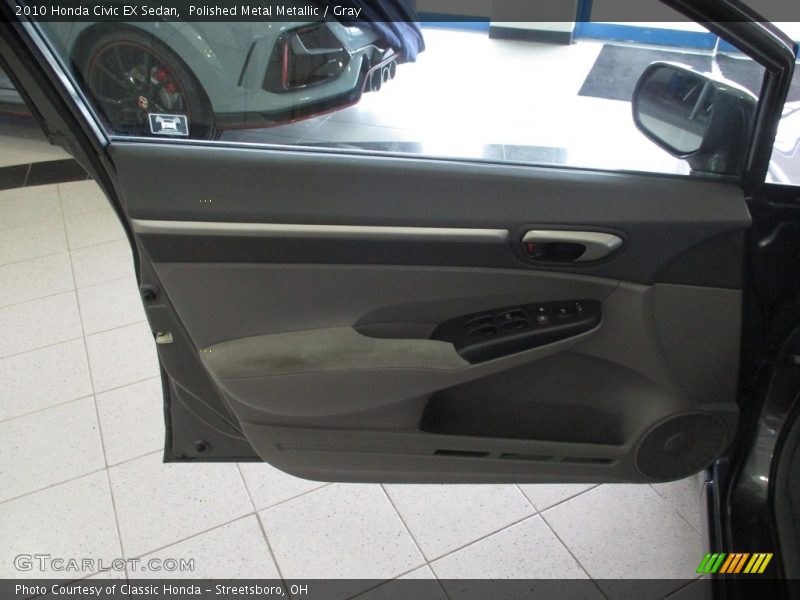 Polished Metal Metallic / Gray 2010 Honda Civic EX Sedan