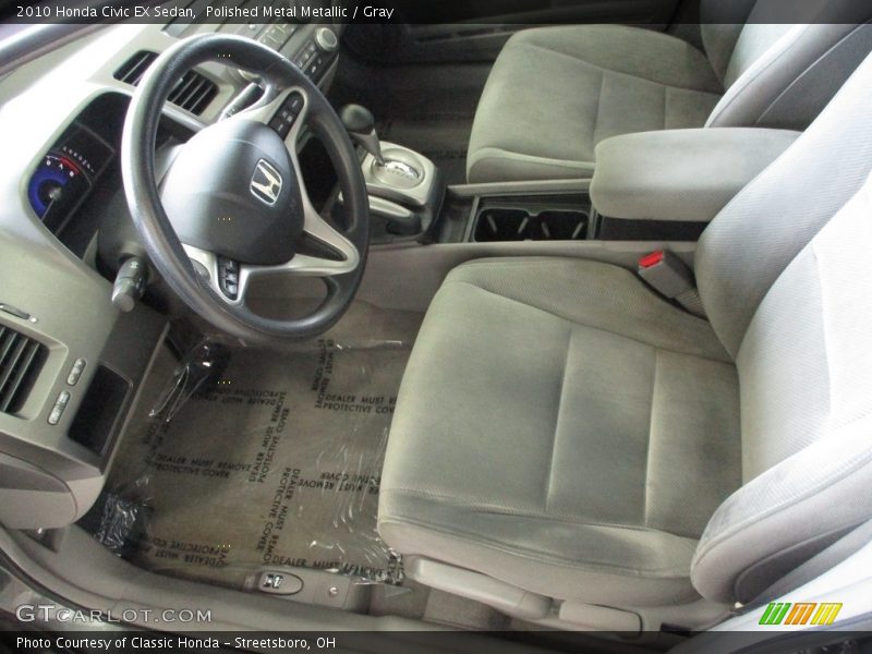 Polished Metal Metallic / Gray 2010 Honda Civic EX Sedan