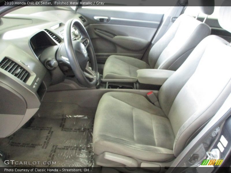 Polished Metal Metallic / Gray 2010 Honda Civic EX Sedan