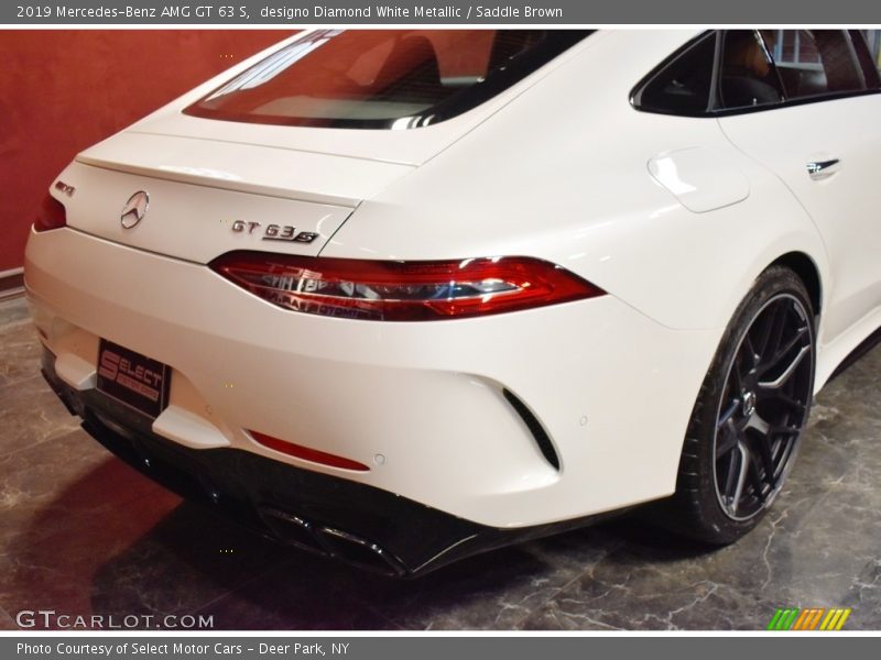 designo Diamond White Metallic / Saddle Brown 2019 Mercedes-Benz AMG GT 63 S