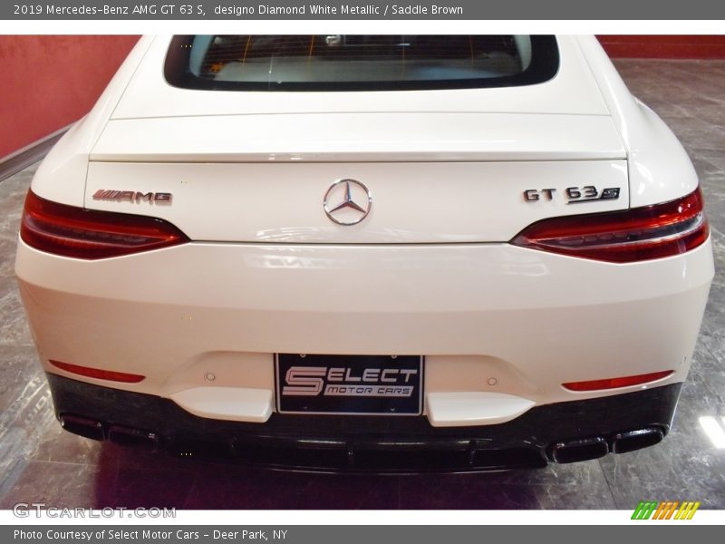 designo Diamond White Metallic / Saddle Brown 2019 Mercedes-Benz AMG GT 63 S